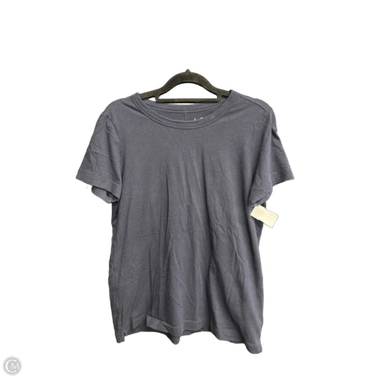 Top Short Sleeve By Loft In Navy, Size: Xs