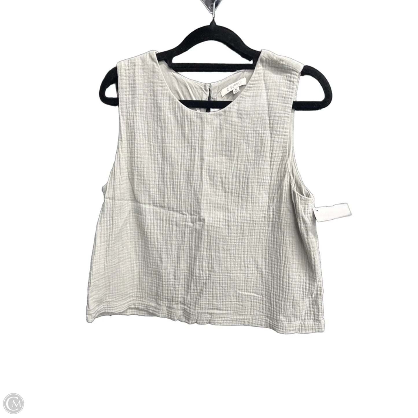 Top Sleeveless By Z Supply In Green, Size: M