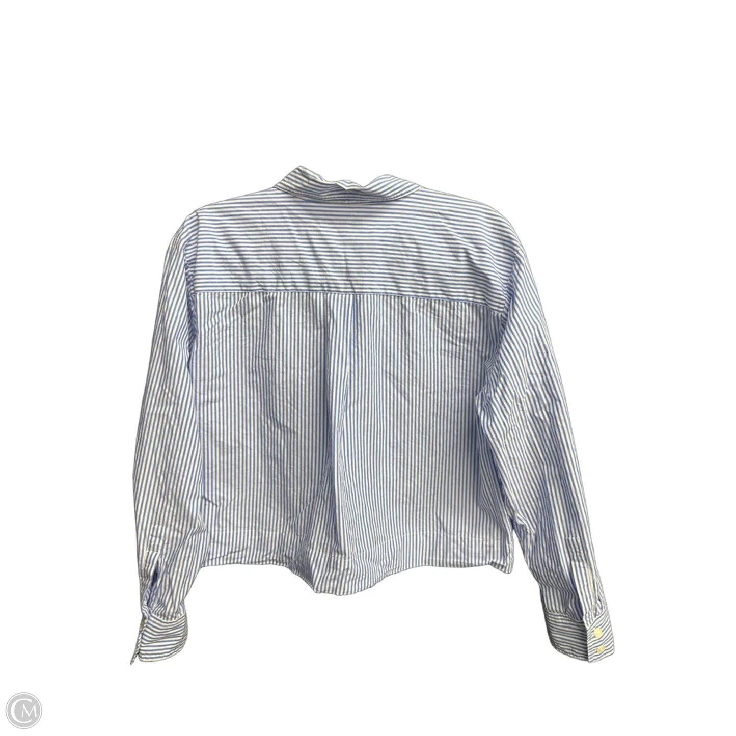 Top Long Sleeve By Loft In Striped Pattern, Size: M