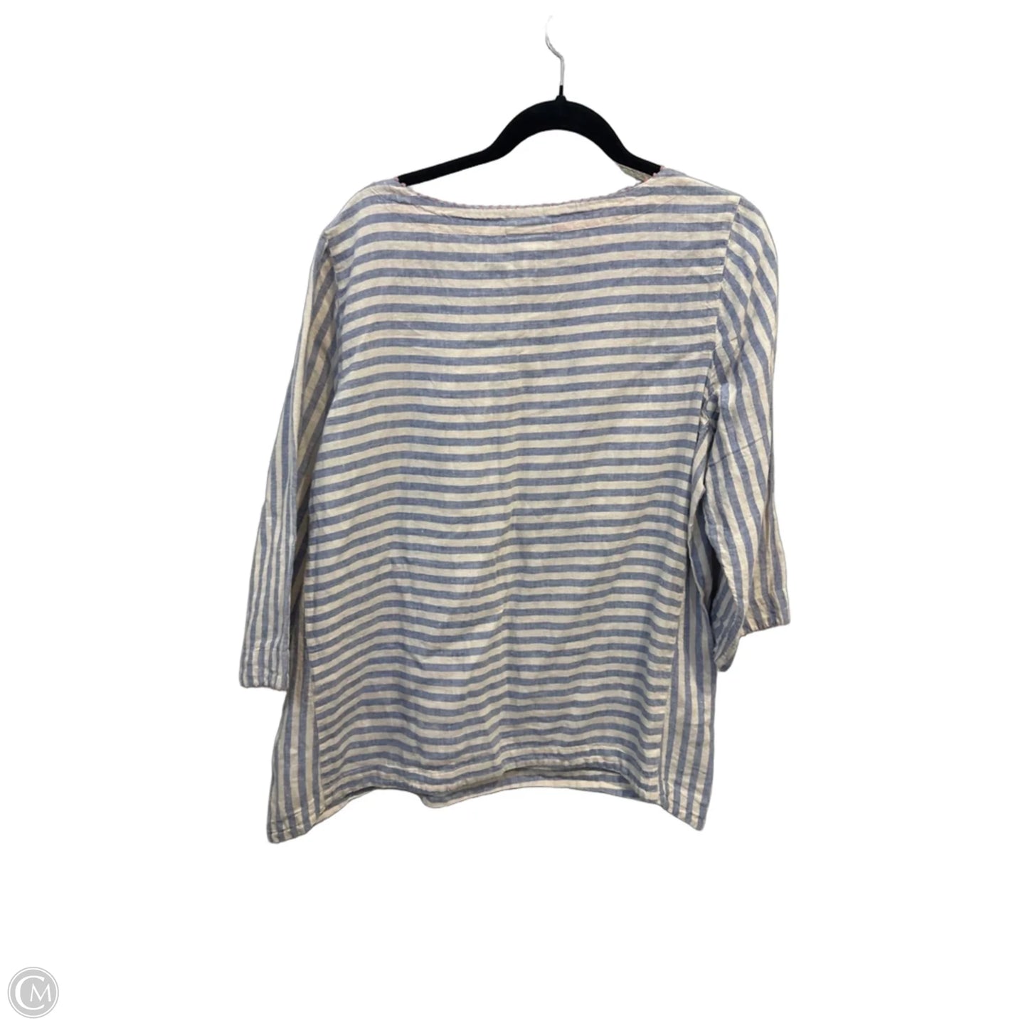 Tunic Long Sleeve By J. Jill In Striped Pattern, Size: L