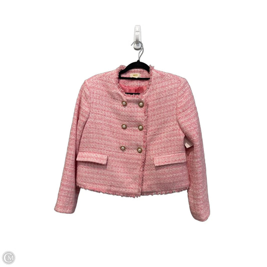 Blazer By Maeve In Gold & Pink, Size: Mp