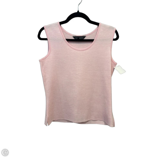 Top Sleeveless By Ming Wang In Pink, Size: S