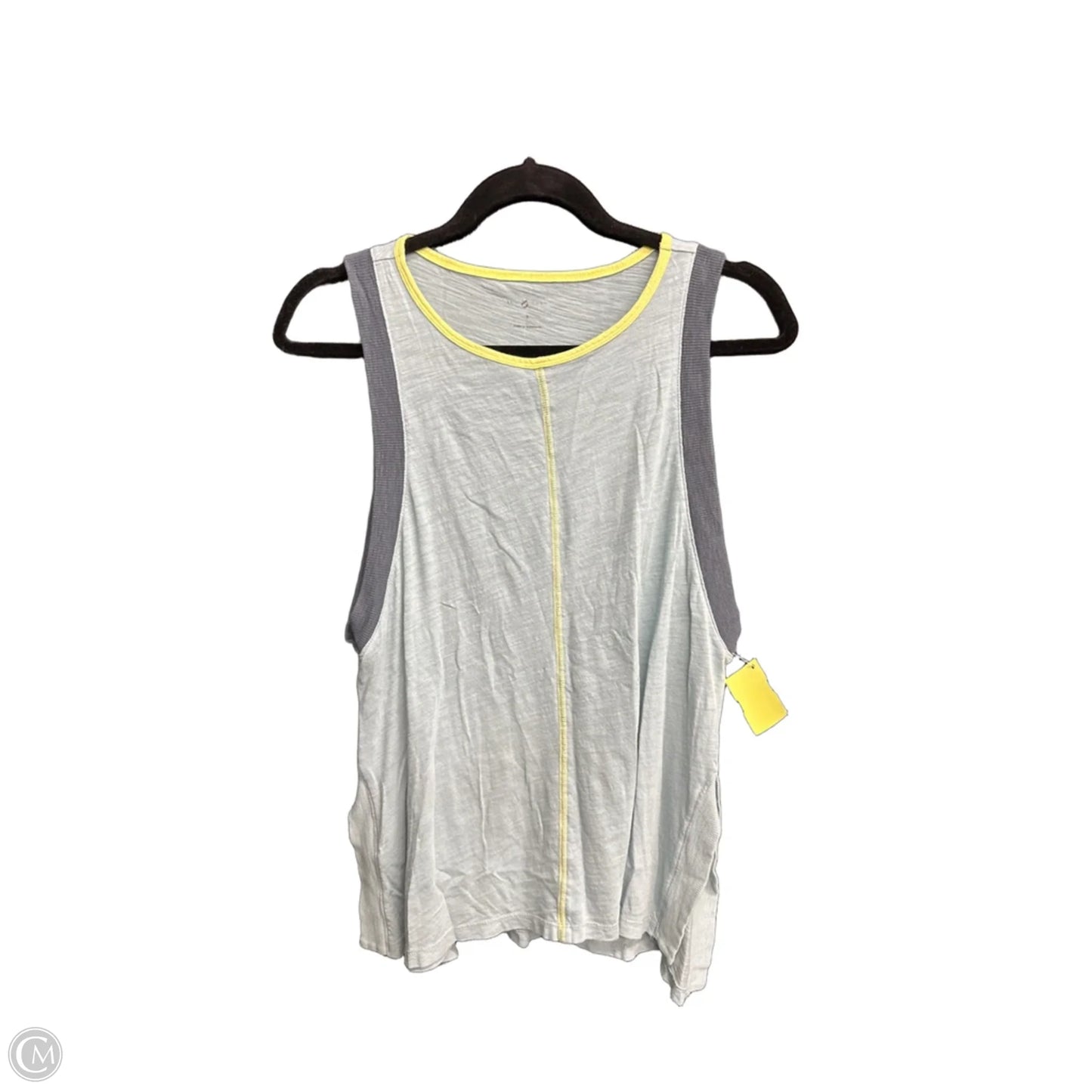 Top Sleeveless By Lou And Grey In Blue & Yellow, Size: S