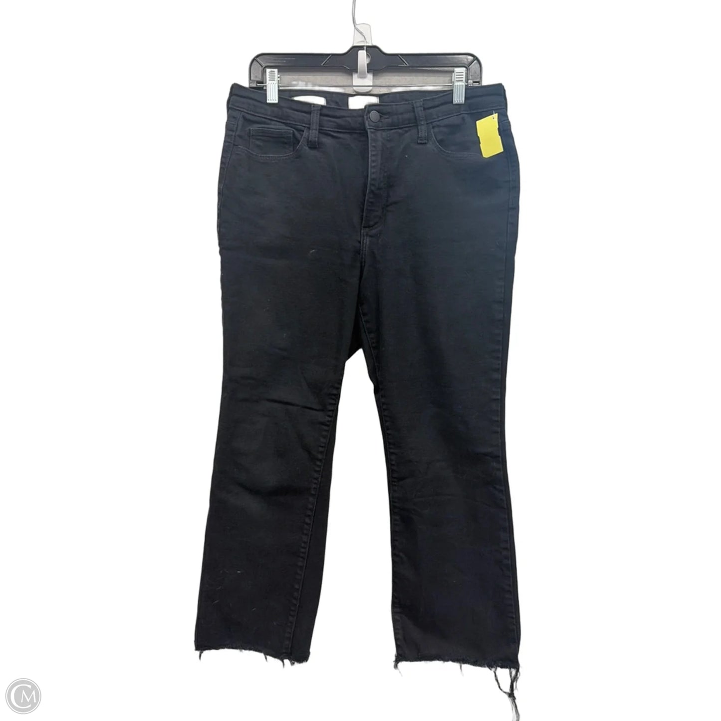 Jeans Boot Cut By Universal Thread In Black Denim, Size: 12