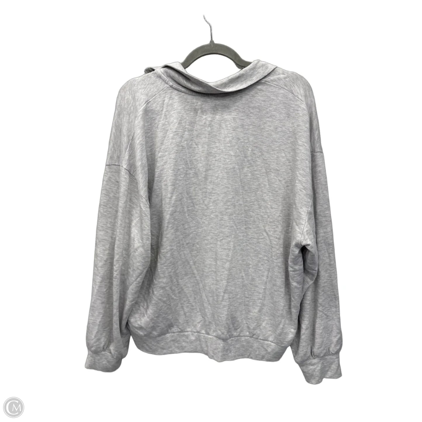 Sweatshirt Collar By Lou And Grey In Grey, Size: M