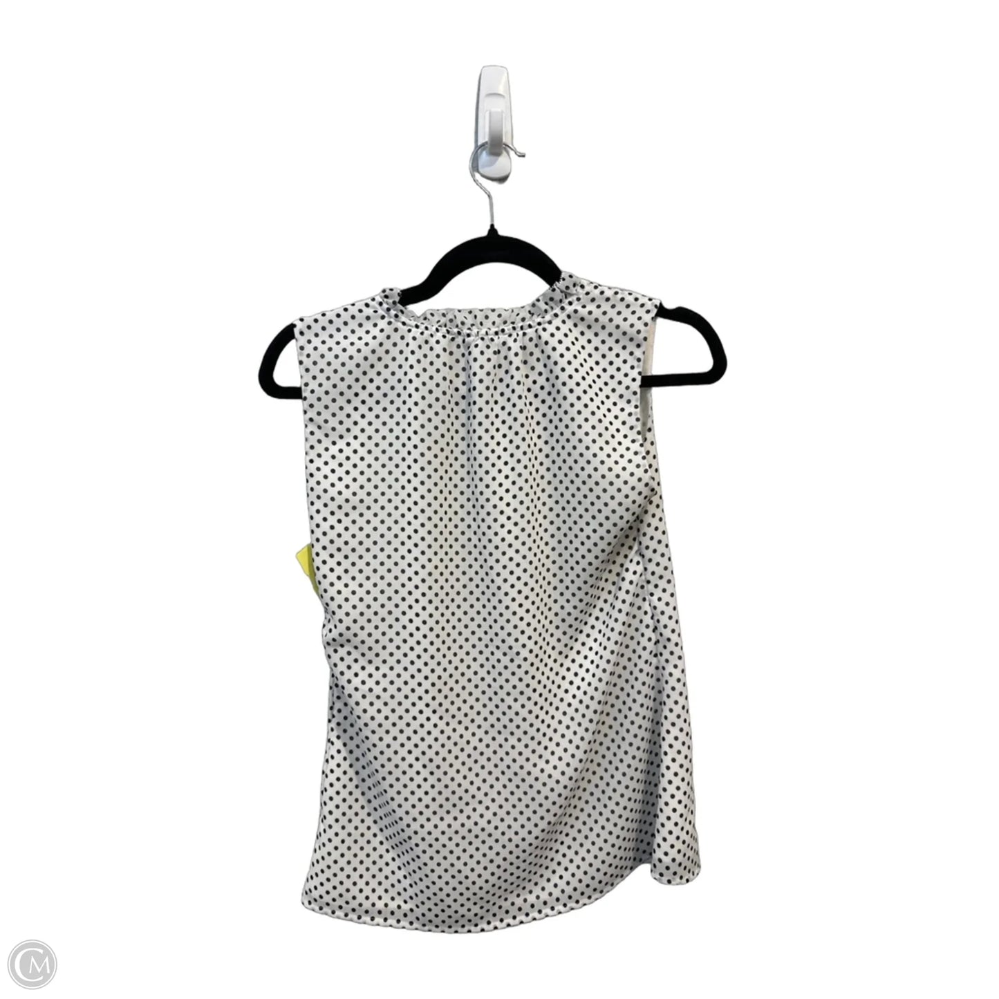 Blouse Sleeveless By J. Crew In Polkadot Pattern, Size: S