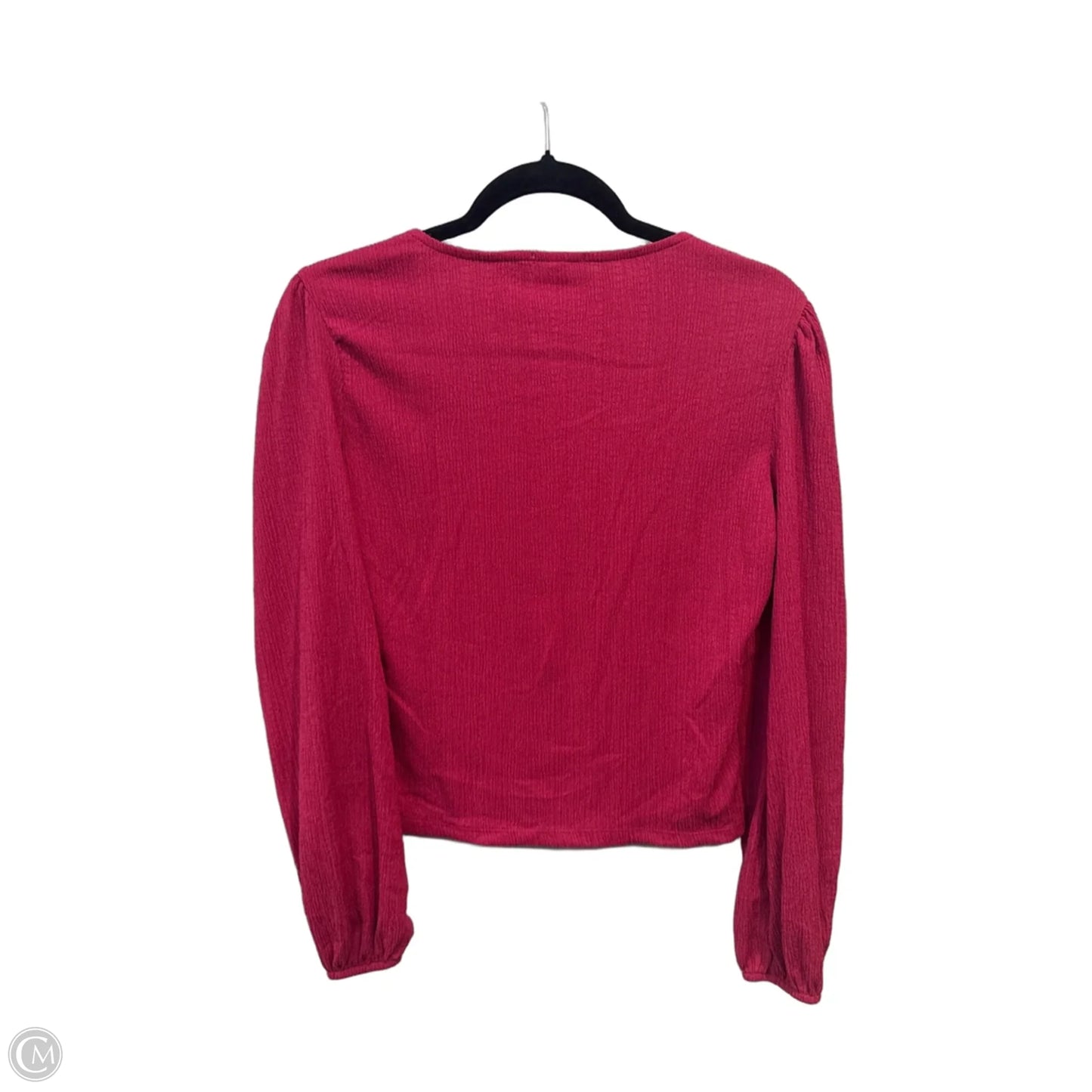 Top Long Sleeve By Derek Heart In Pink, Size: M
