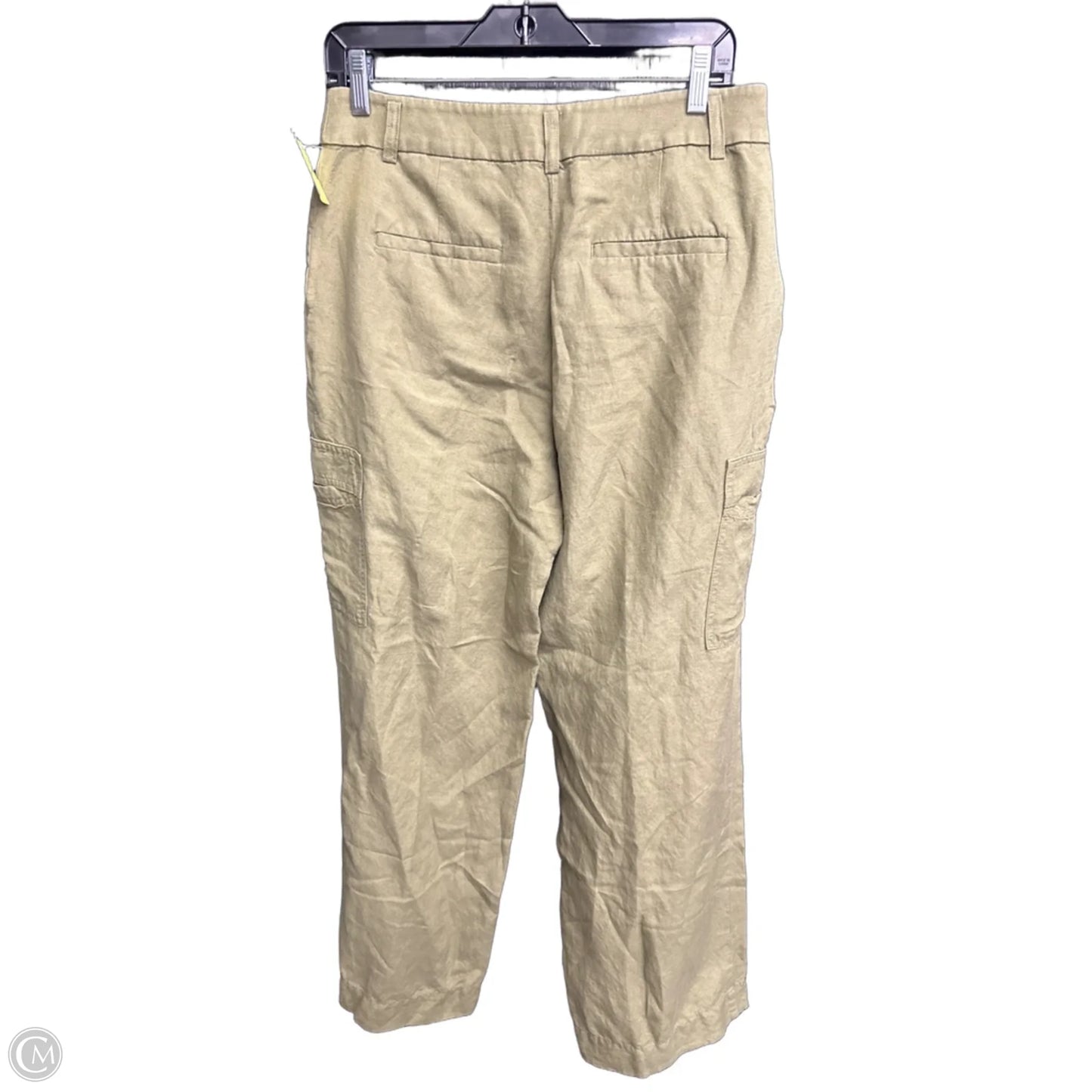 Pants Linen By Loft In Green, Size: 4