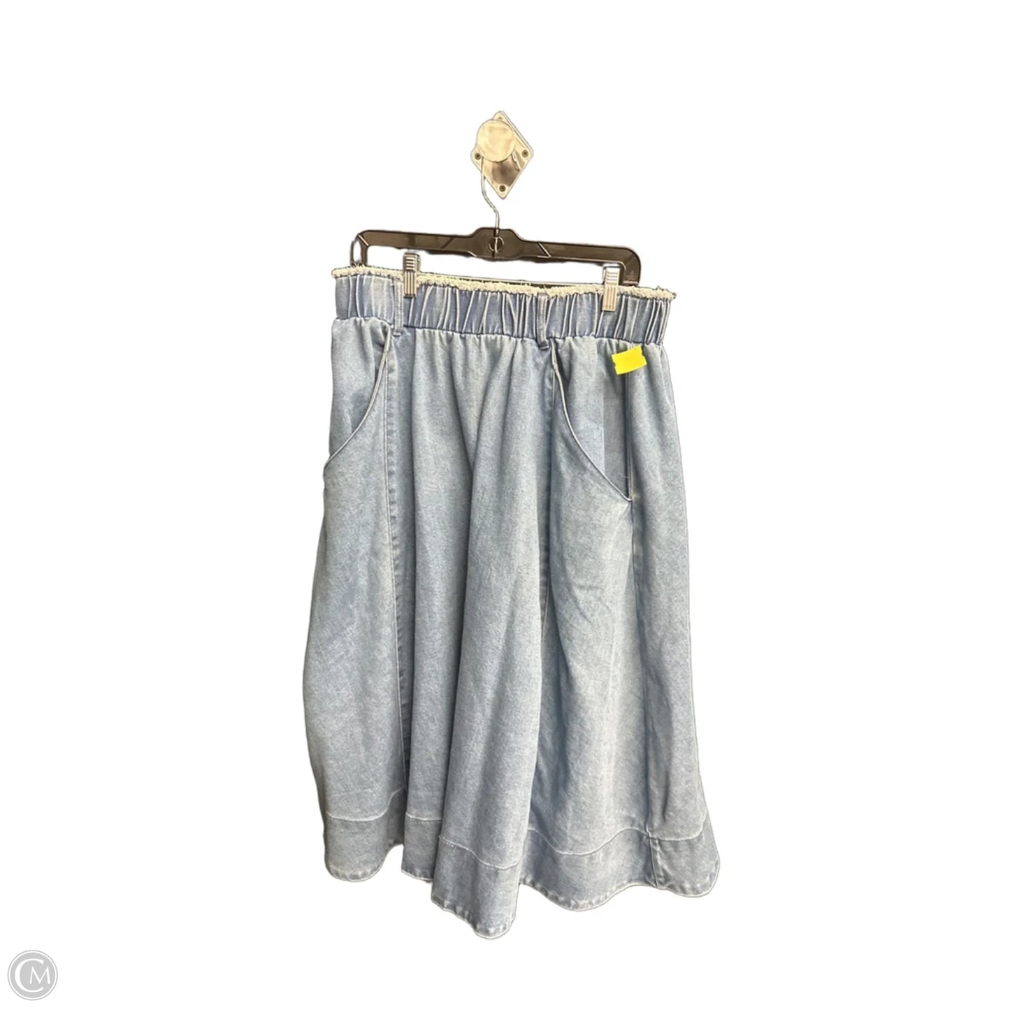 Skirt Maxi By A Loves A In Blue Denim, Size: Xl