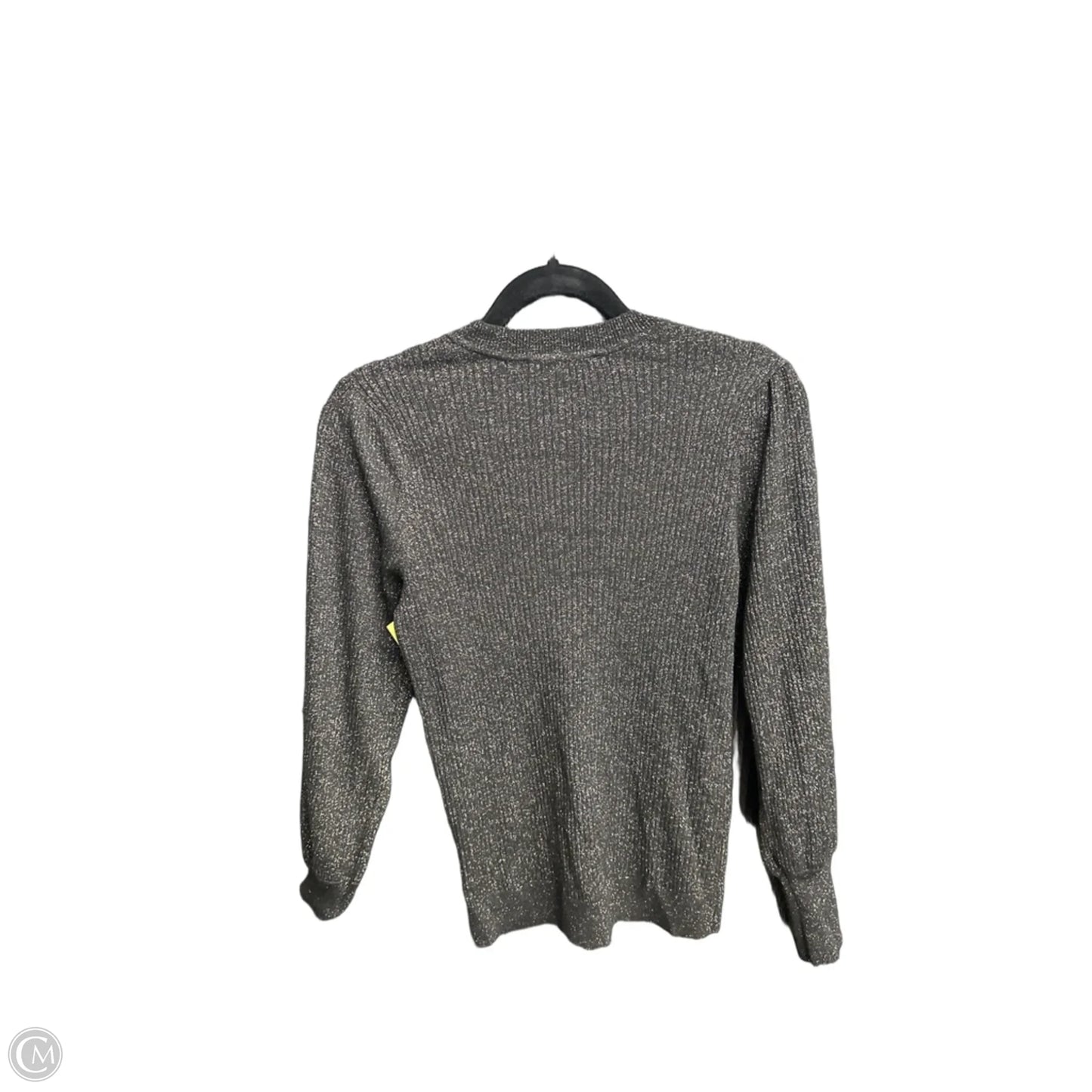 Top Long Sleeve By Loft In Black & Gold, Size: Mp