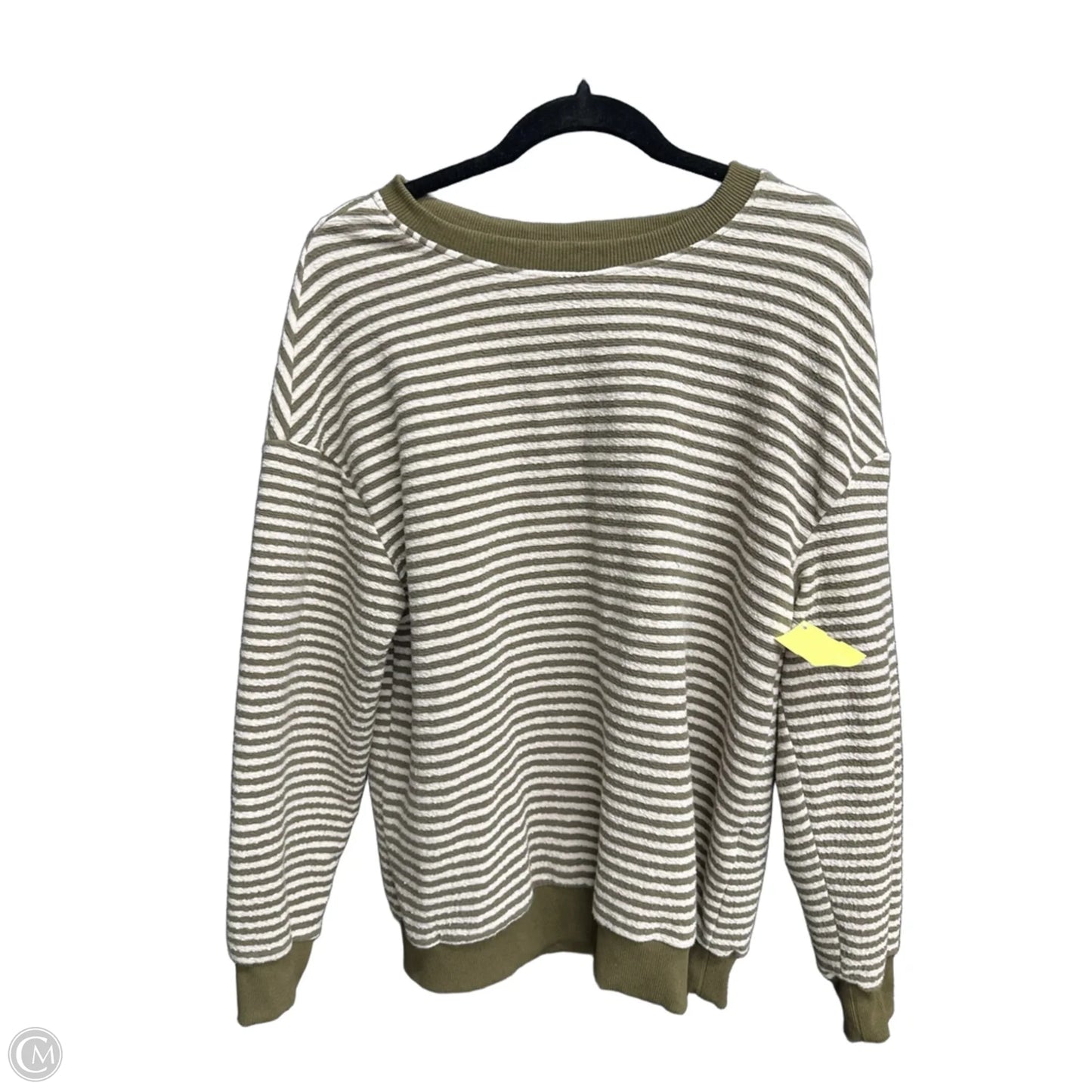 Sweater By Clothes Mentor In Striped Pattern, Size: S