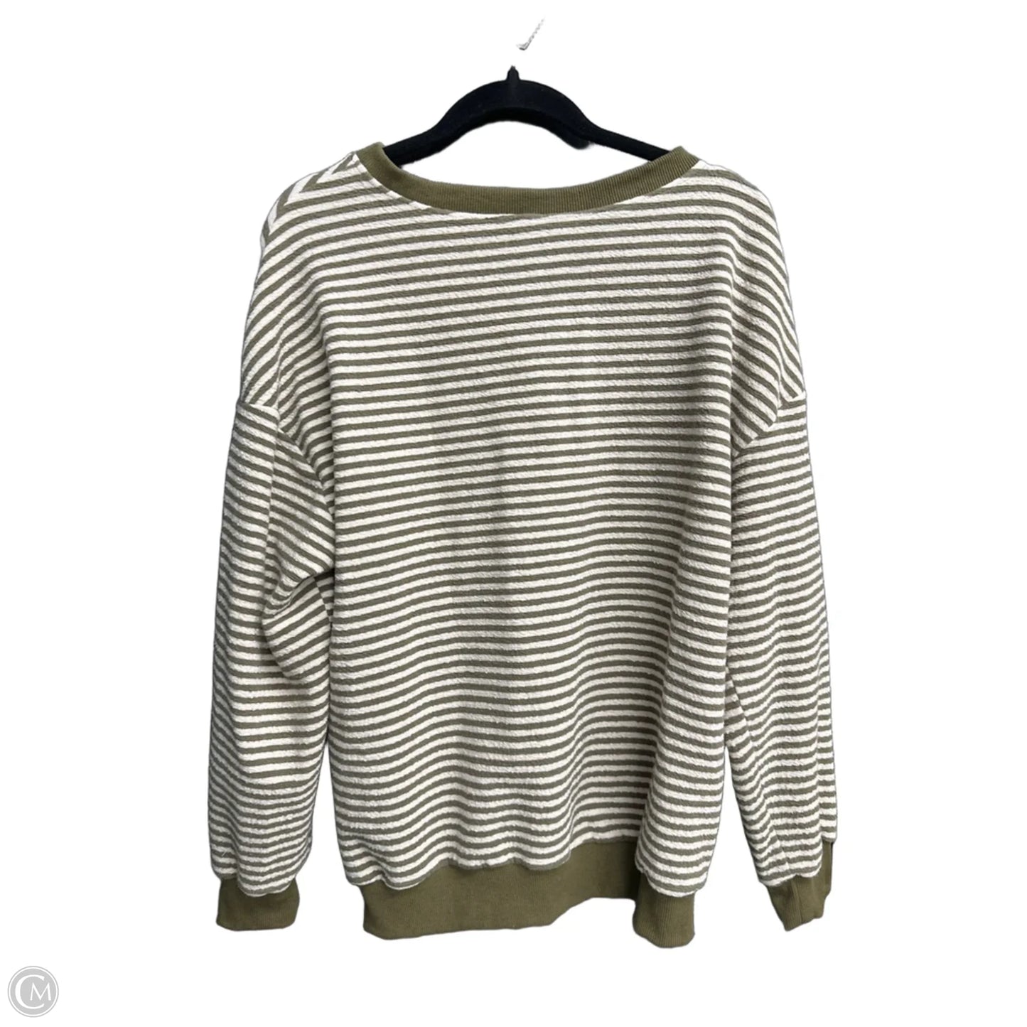 Sweater By Clothes Mentor In Striped Pattern, Size: S