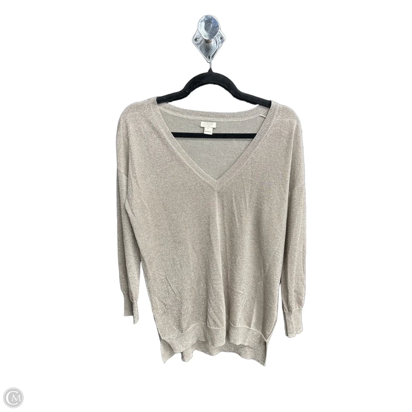 Top Long Sleeve By J. Crew In Gold, Size: S