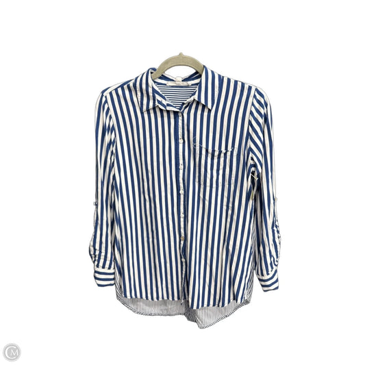Top Long Sleeve By Jane And Delancey In Striped Pattern, Size: S