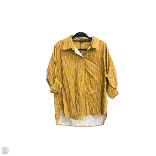 Top Long Sleeve By Velvet Heart In Striped Pattern, Size: S