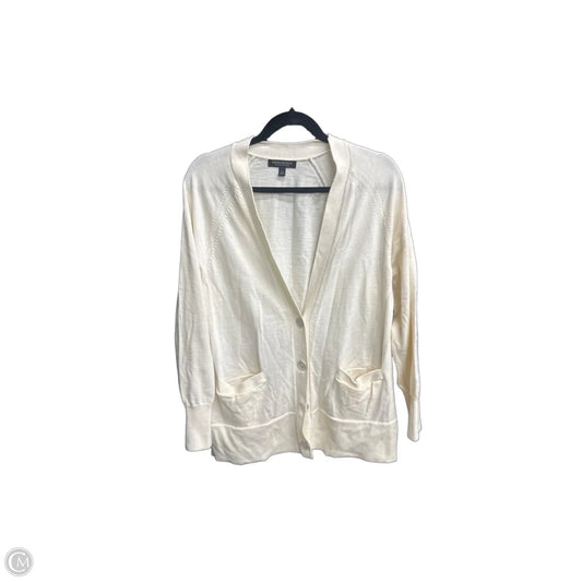 Cardigan By Banana Republic In Cream, Size: L