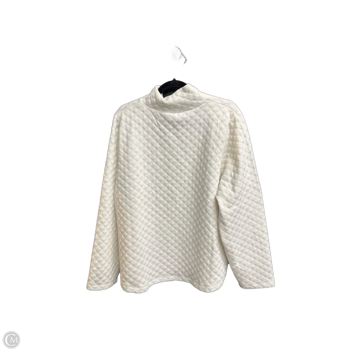 Sweatshirt Collar By J. Crew In White, Size: 2x