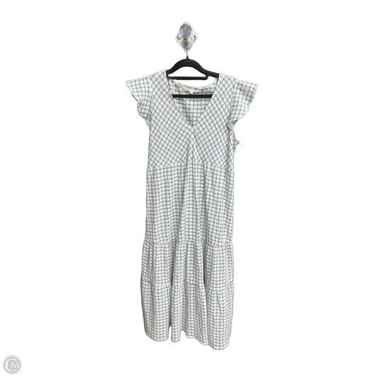 Dress Casual Maxi By The Nines In Plaid Pattern, Size: S