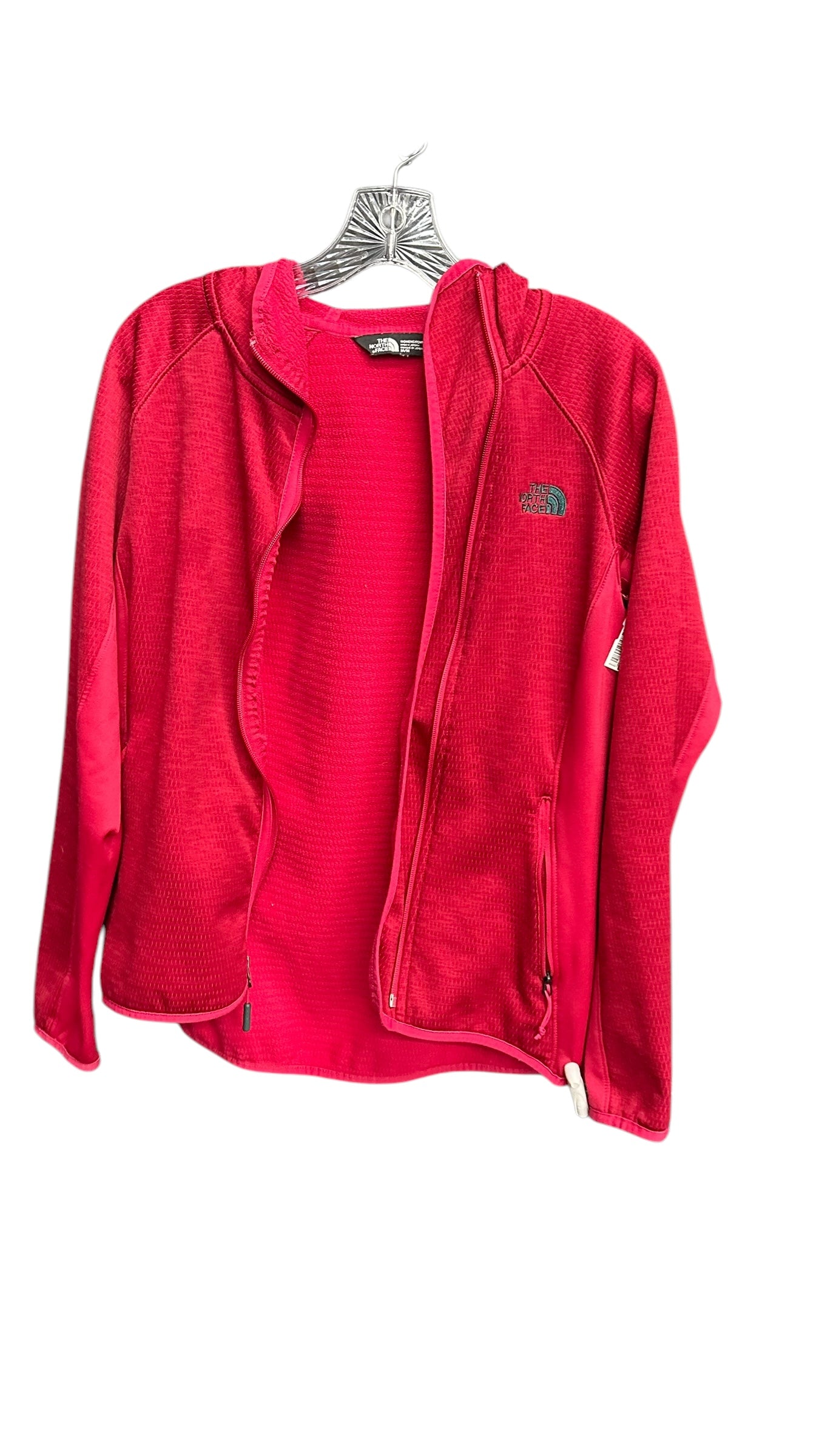 Athletic Jacket By The North Face In Pink, Size: M