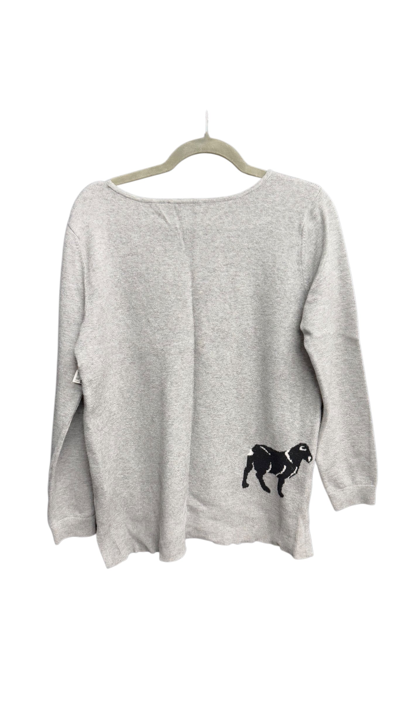 Top Long Sleeve By Clothes Mentor In Grey, Size: M