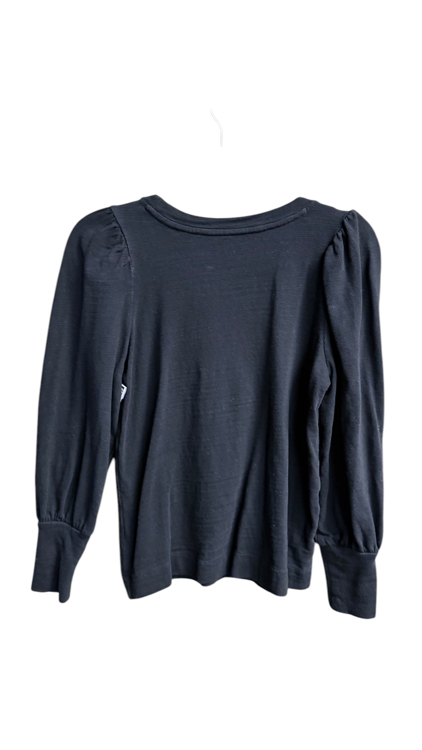 Top Long Sleeve By Loft In Black & Silver, Size: Sp