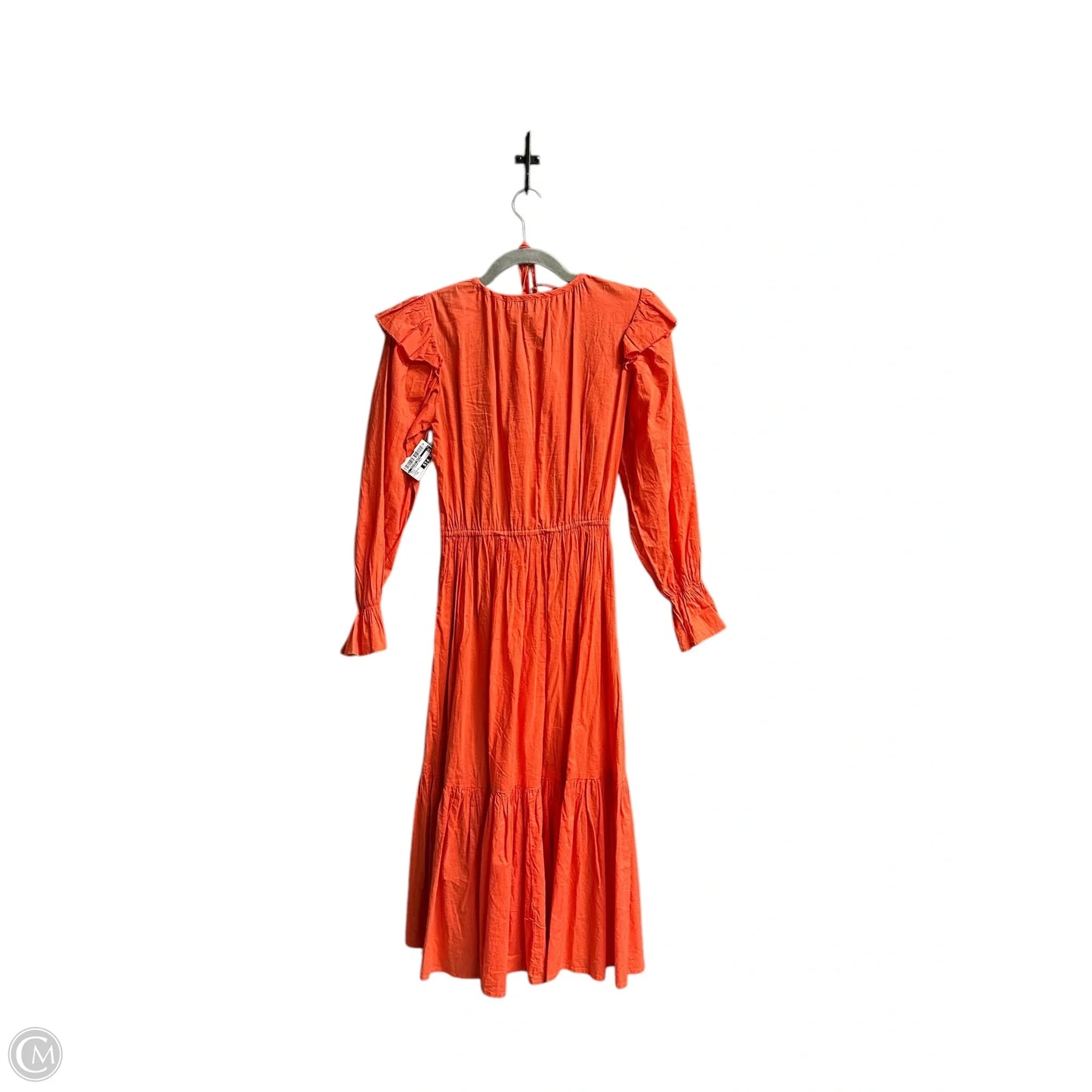 Dress Casual Maxi By Clothes Mentor In Orange, Size: Xs