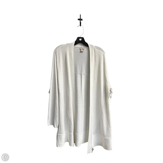 Cardigan By Chicos In White, Size: Xl