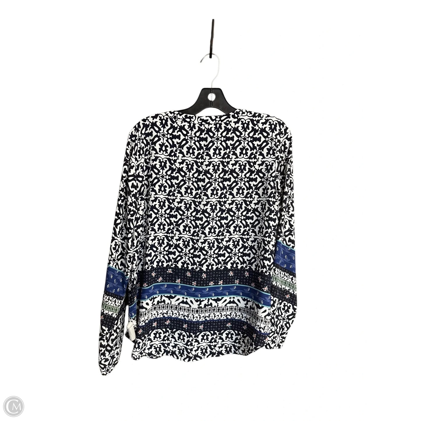 Top Long Sleeve By Loft In Multi-colored, Size: S