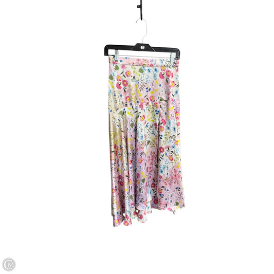 Skirt Maxi By Zara In Floral Print, Size: Xs