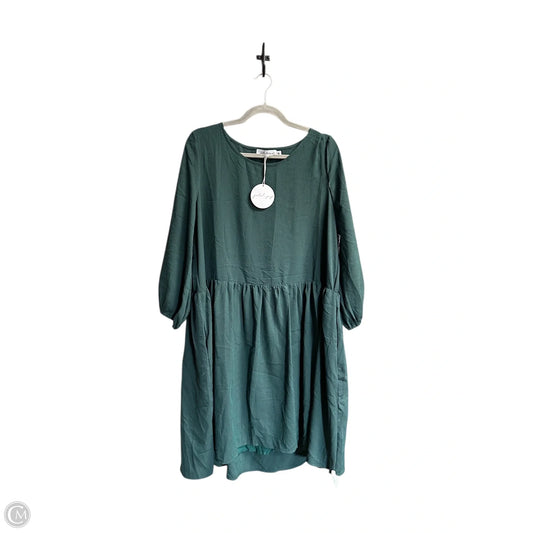 Dress Casual Midi By Clothes Mentor In Green, Size: Xl