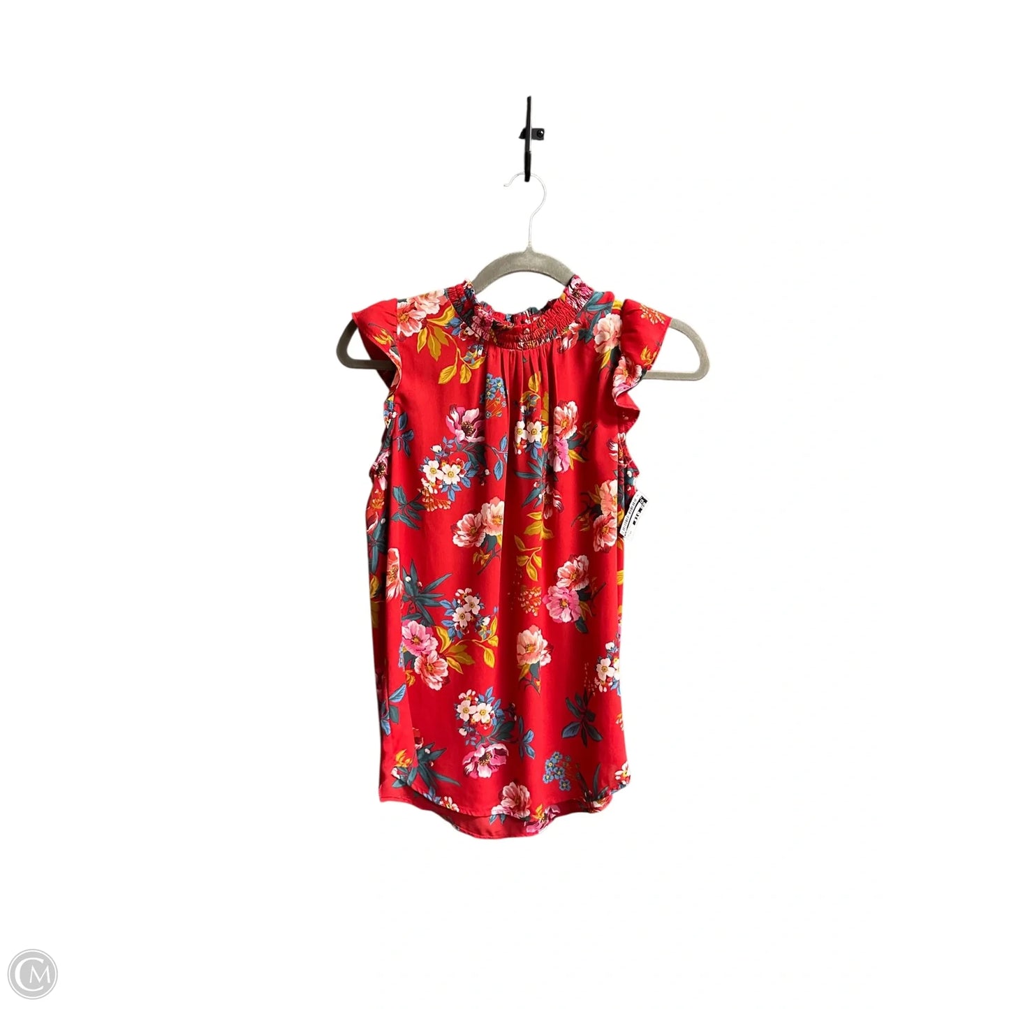 Top Sleeveless By Loft In Floral Print, Size: Xs