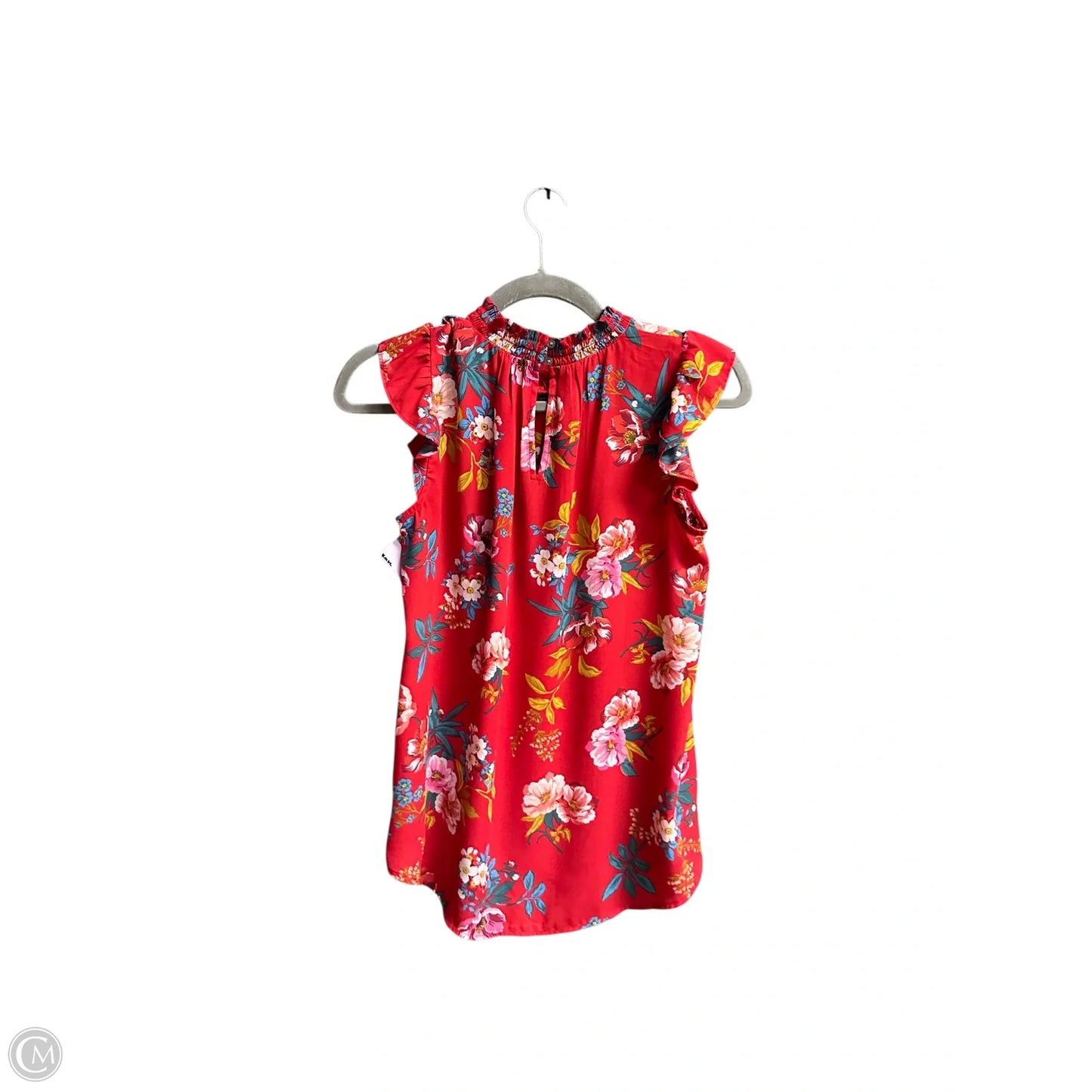 Top Sleeveless By Loft In Floral Print, Size: Xs