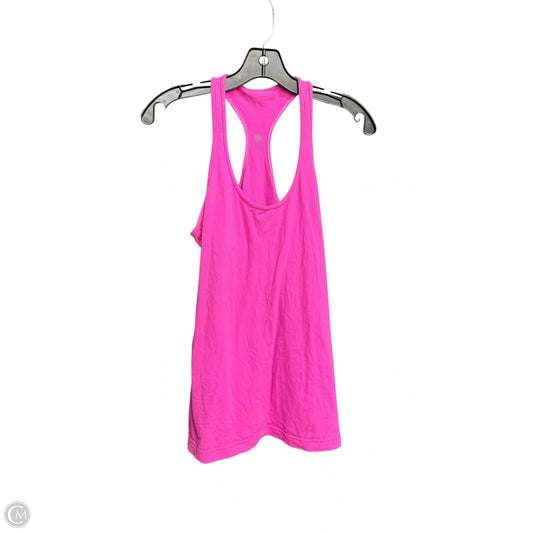 Athletic Tank Top By Lululemon In Pink, Size: L