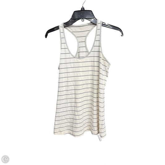 Athletic Tank Top By Lululemon In Striped Pattern, Size: L