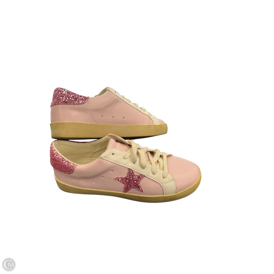 Shoes Sneakers By Clothes Mentor In Pink & White, Size: 9