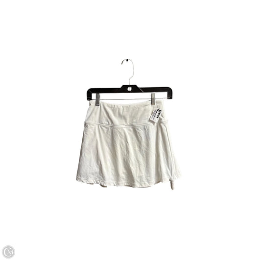 Athletic Skirt By Clothes Mentor In White, Size: Xs