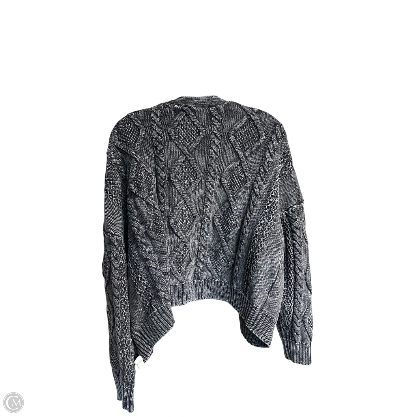 Cardigan By Lucky Brand In Grey, Size: Xl