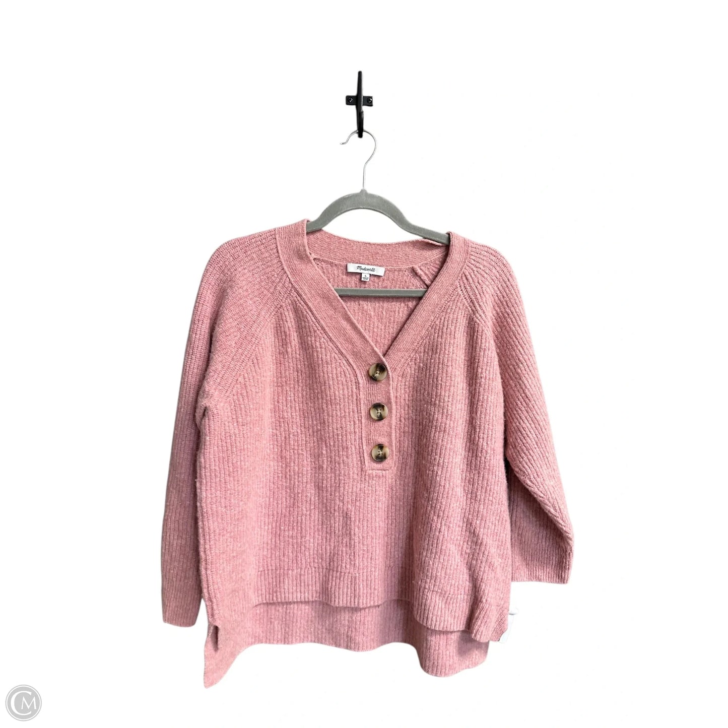 Sweater By Madewell In Pink, Size: L