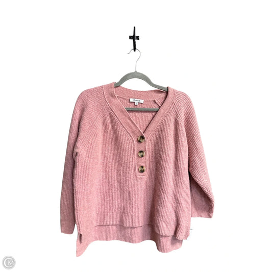Sweater By Madewell In Pink, Size: L