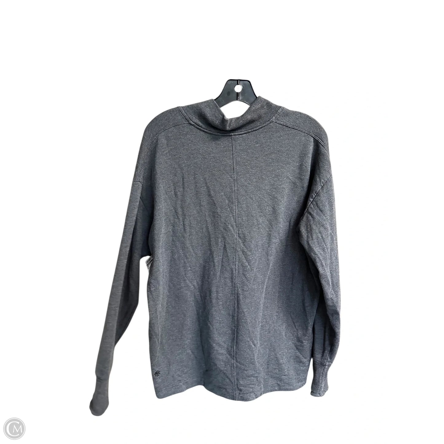 Sweatshirt Crewneck By Athleta In Grey, Size: M
