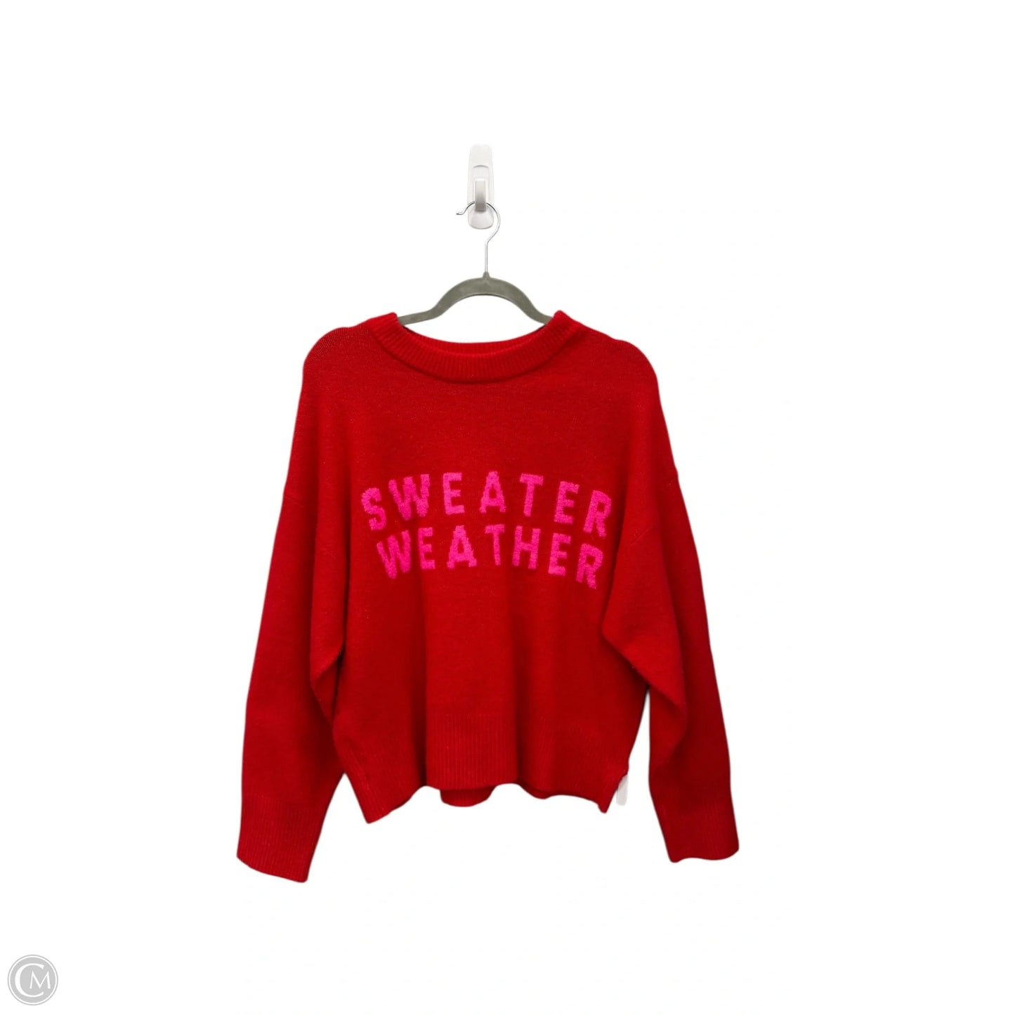 Sweater By A New Day In Pink & Red, Size: L