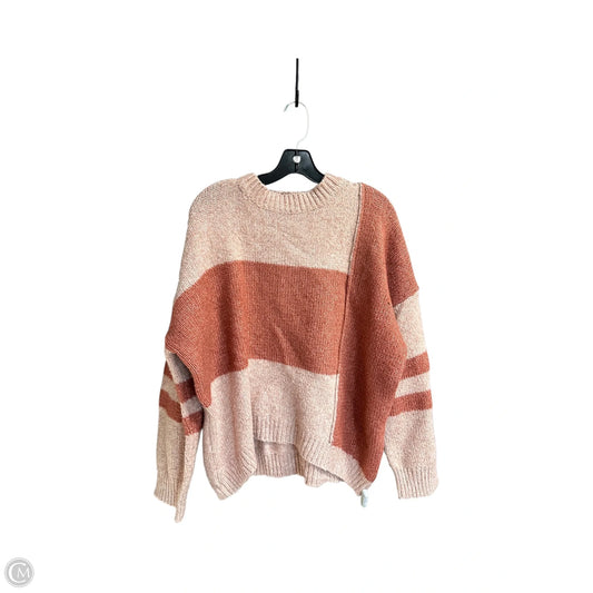 Sweater By &merci In Brown & Red, Size: L