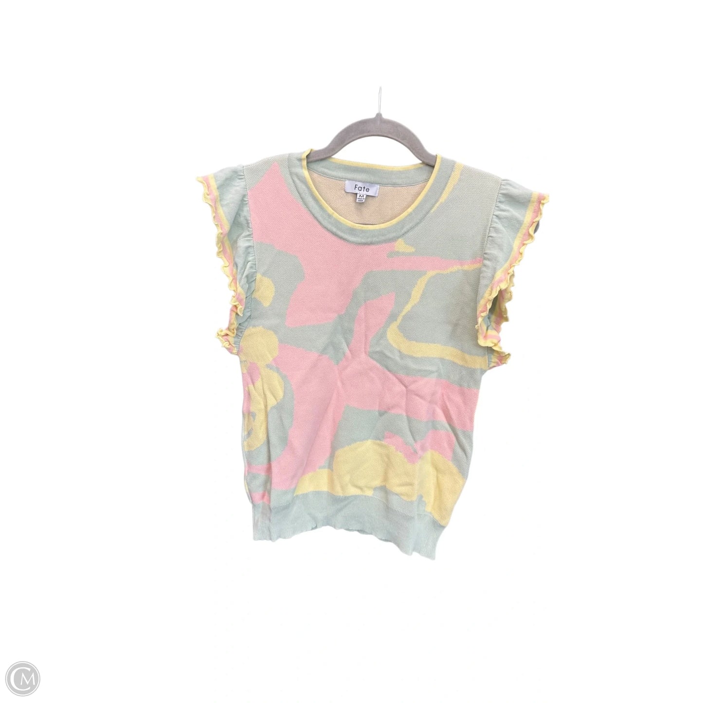 Top Sleeveless By Fate In Multi-colored, Size: M