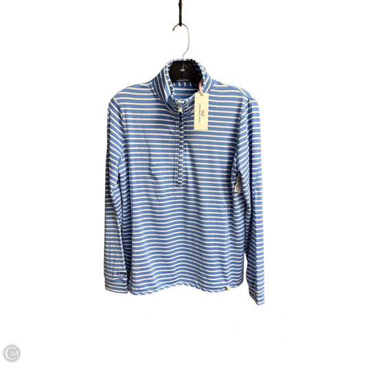 Athletic Jacket By Vineyard Vines In Striped Pattern, Size: M
