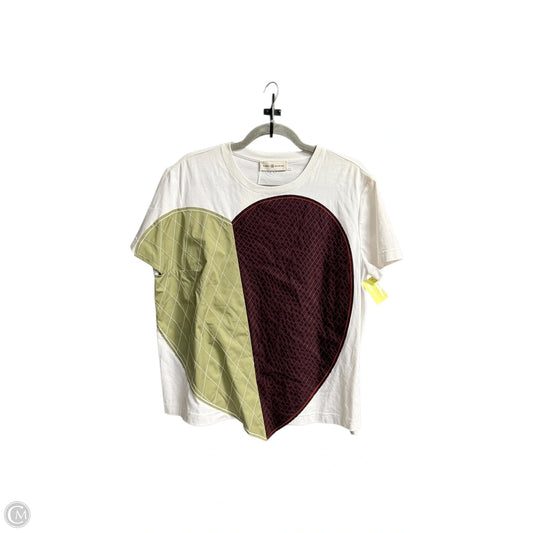 Top Short Sleeve Designer By Tory Burch In Multi-colored, Size: Xl
