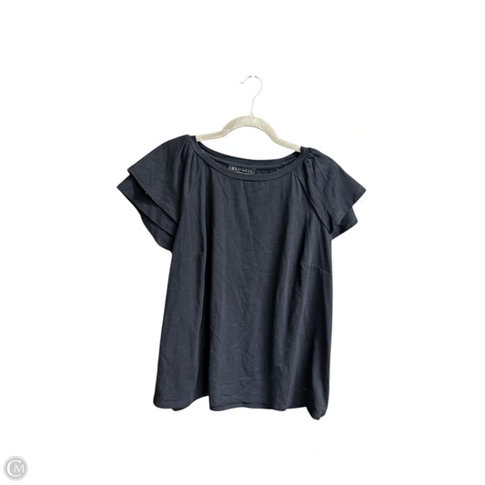 Top Short Sleeve By Eloquii In Black, Size: Xl