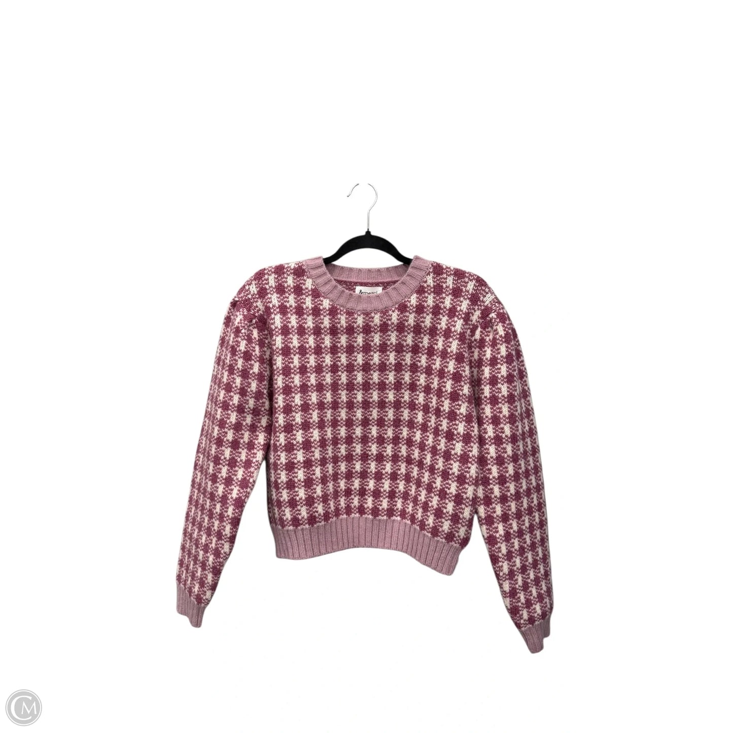 Sweater By &merci In Purple & White, Size: L