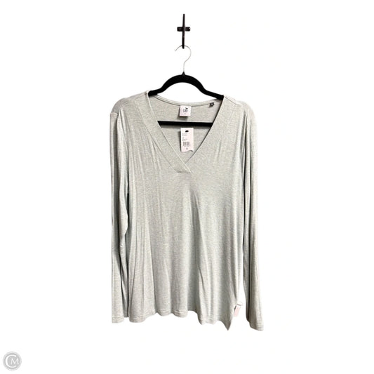 Top Long Sleeve By Cabi In Aqua, Size: M