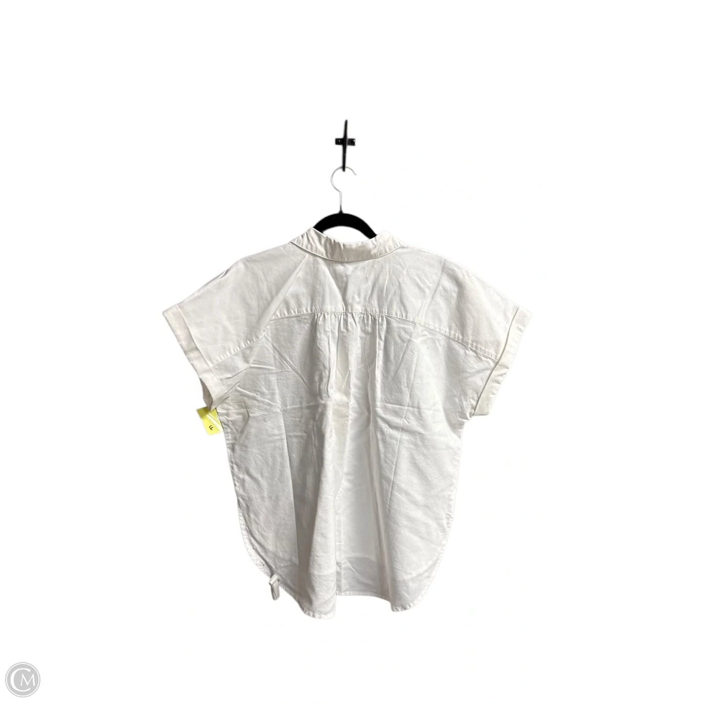 Top Short Sleeve By Loft In White, Size: S