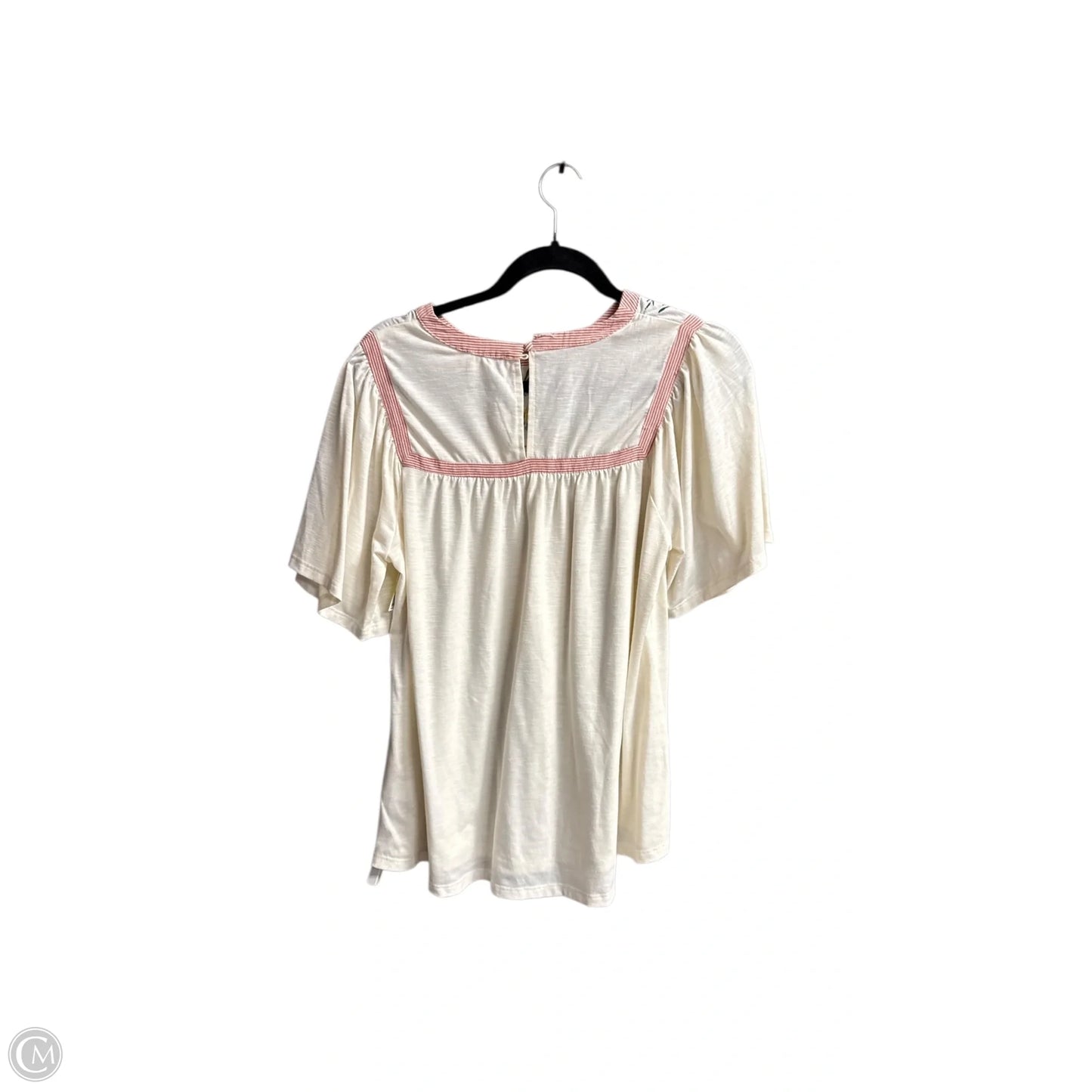 Blouse Short Sleeve By Hailey & Co In Floral Print, Size: S